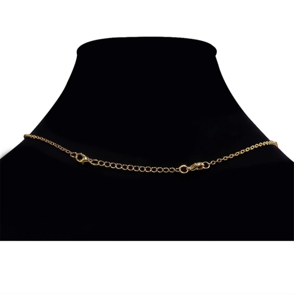 Gold Tone Overlay Sterling Silver Chain Extender Set of 5 - Picture 4 of 4